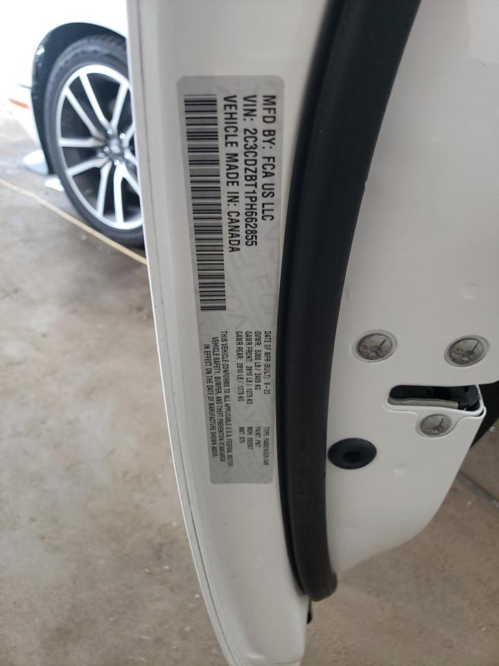 2023 DODGE CHALLENGER R/T VIN:2C3CDZBT1PH662855