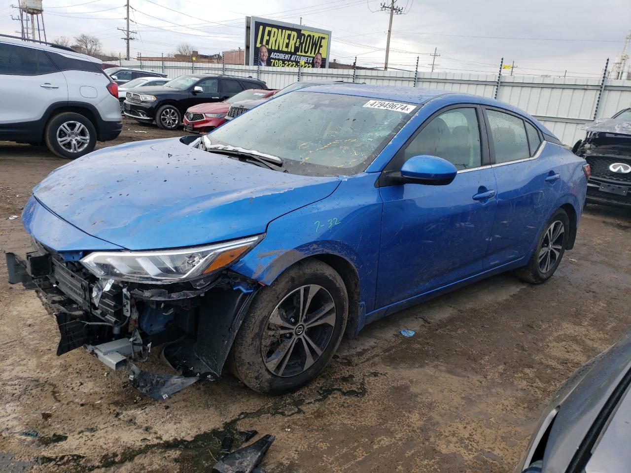 2023 NISSAN SENTRA SV VIN:3N1AB8CV6PY246882