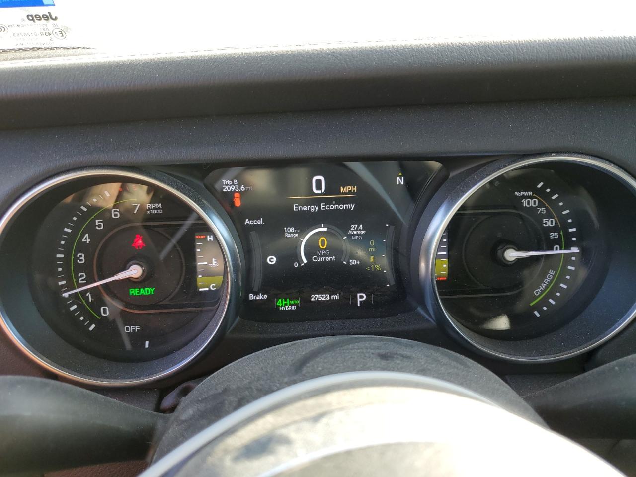2023 JEEP WRANGLER SAHARA 4XE VIN:1C4JJXP61PW516623