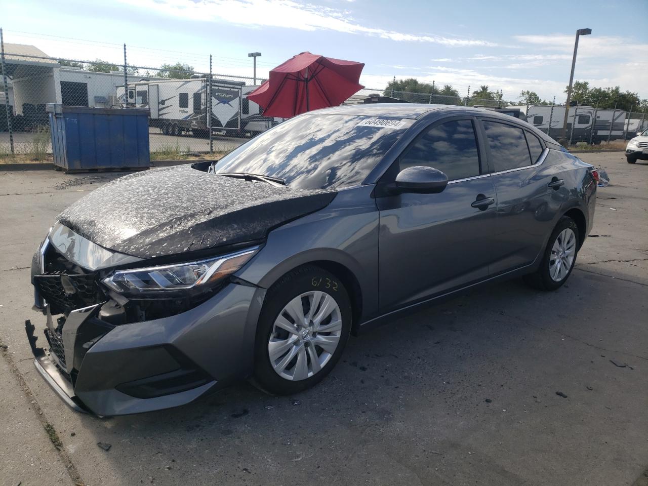 2023 NISSAN SENTRA S VIN:3N1AB8BV5PY296528