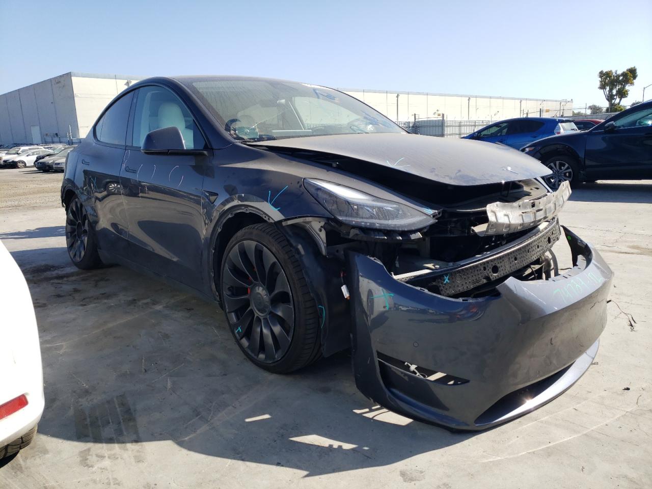2022 TESLA MODEL Y  VIN:7SAYGDEF2NF411284