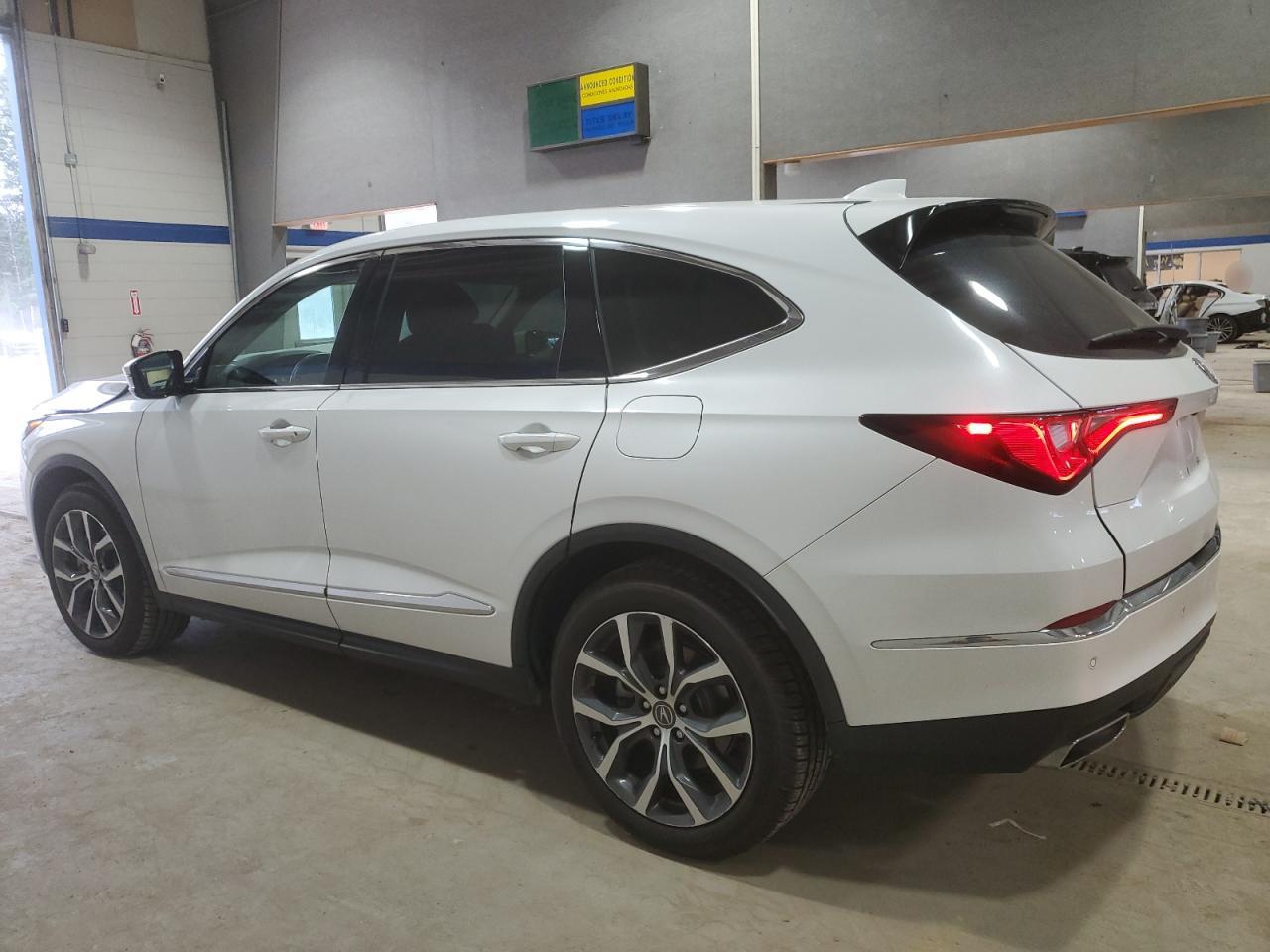 2022 ACURA MDX TECHNOLOGY VIN:5J8YD9H46NL003009