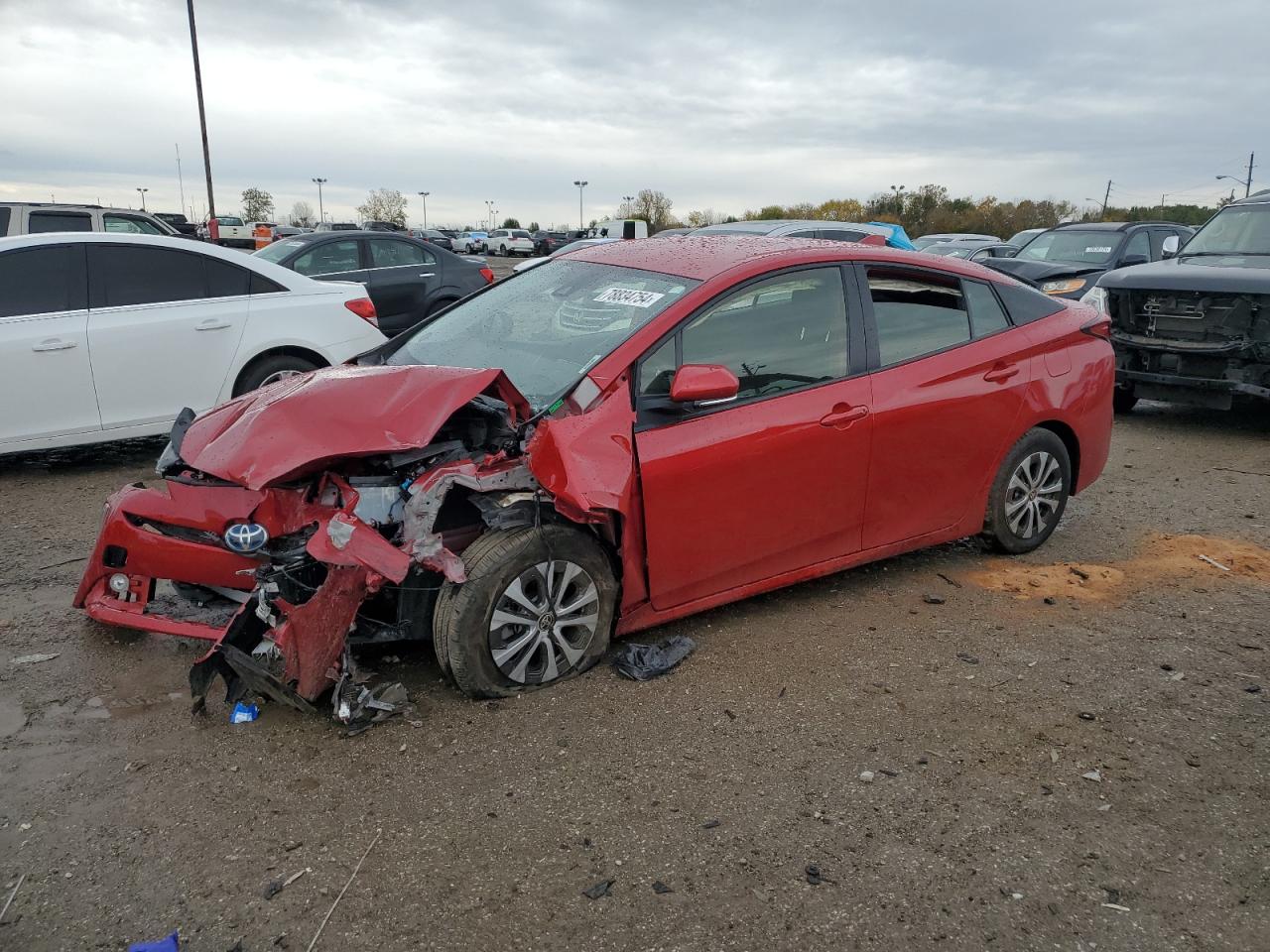 2022 TOYOTA PRIUS LE VIN:JTDL9MFU8N3034097
