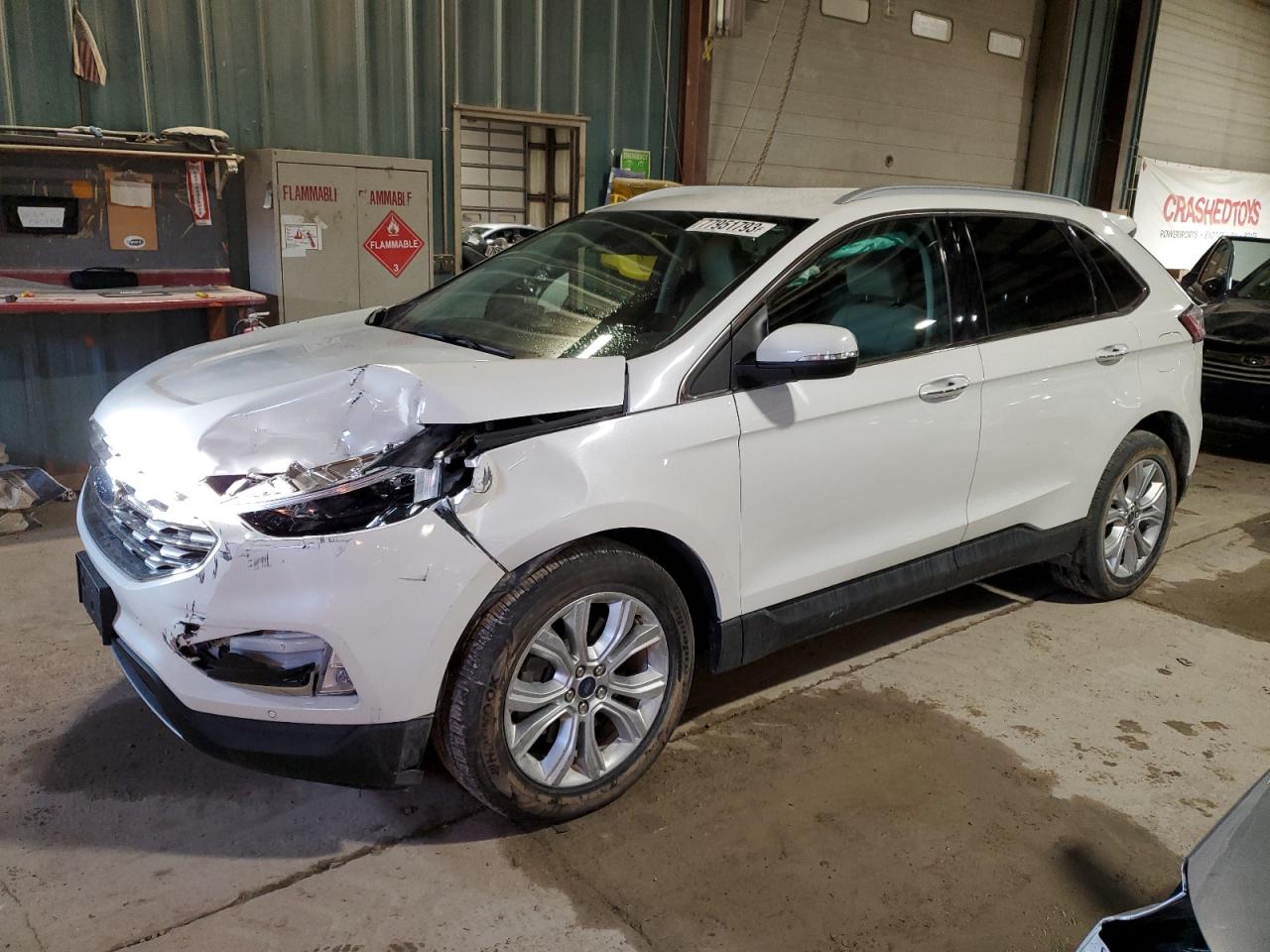 2022 FORD EDGE TITANIUM VIN:2FMPK4K96NBA59373