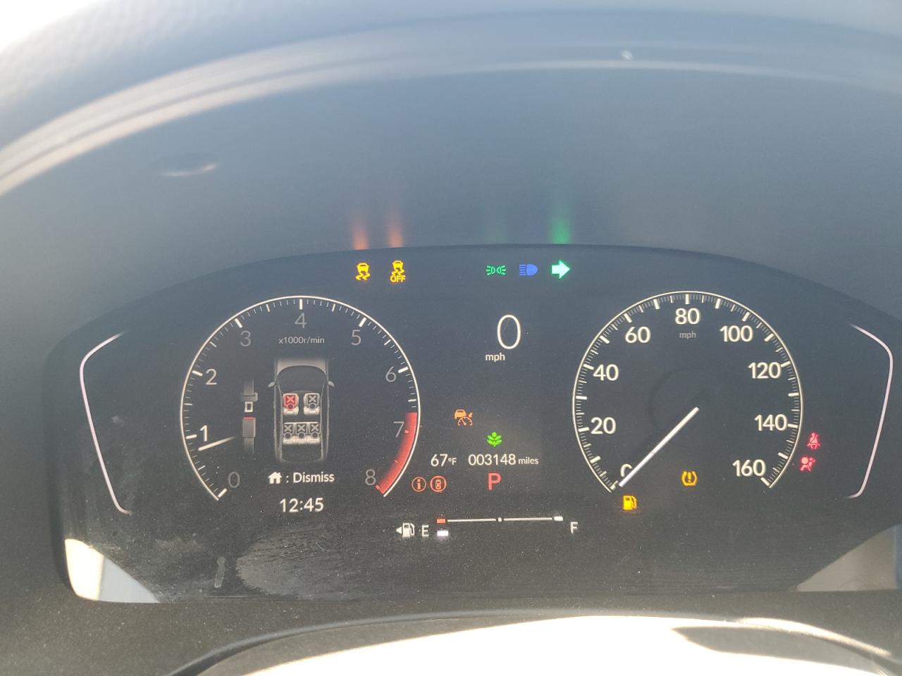 2024 HONDA CIVIC LX VIN:2HGFE2F20RH593143