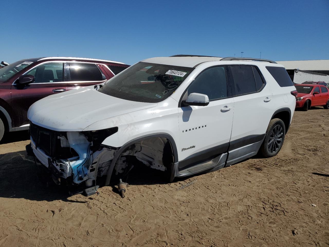 2022 CHEVROLET TRAVERSE RS VIN:1GNERJKW4NJ107709