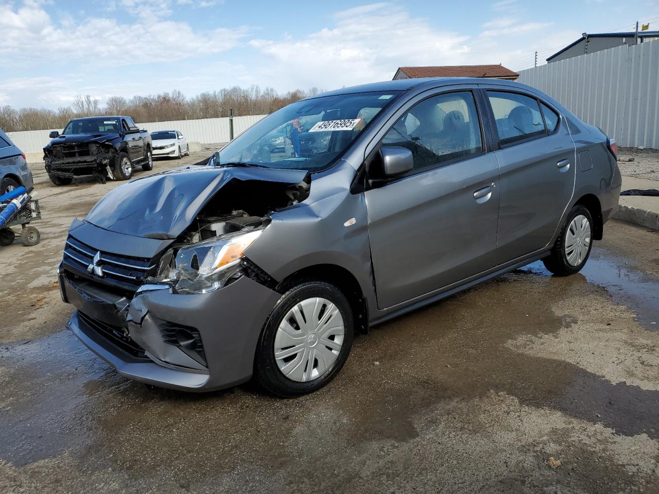 2022 MITSUBISHI MIRAGE G4 ES VIN:ML32FUFJ8NHF05636