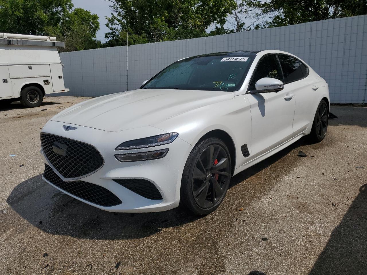 2022 GENESIS G70 BASE VIN:KMTG54TE6NU087273