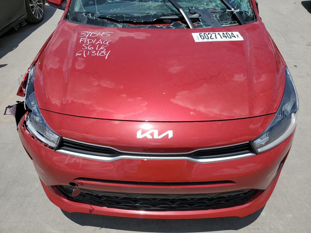 2023 KIA RIO LX VIN:3KPA24AD5PE584825