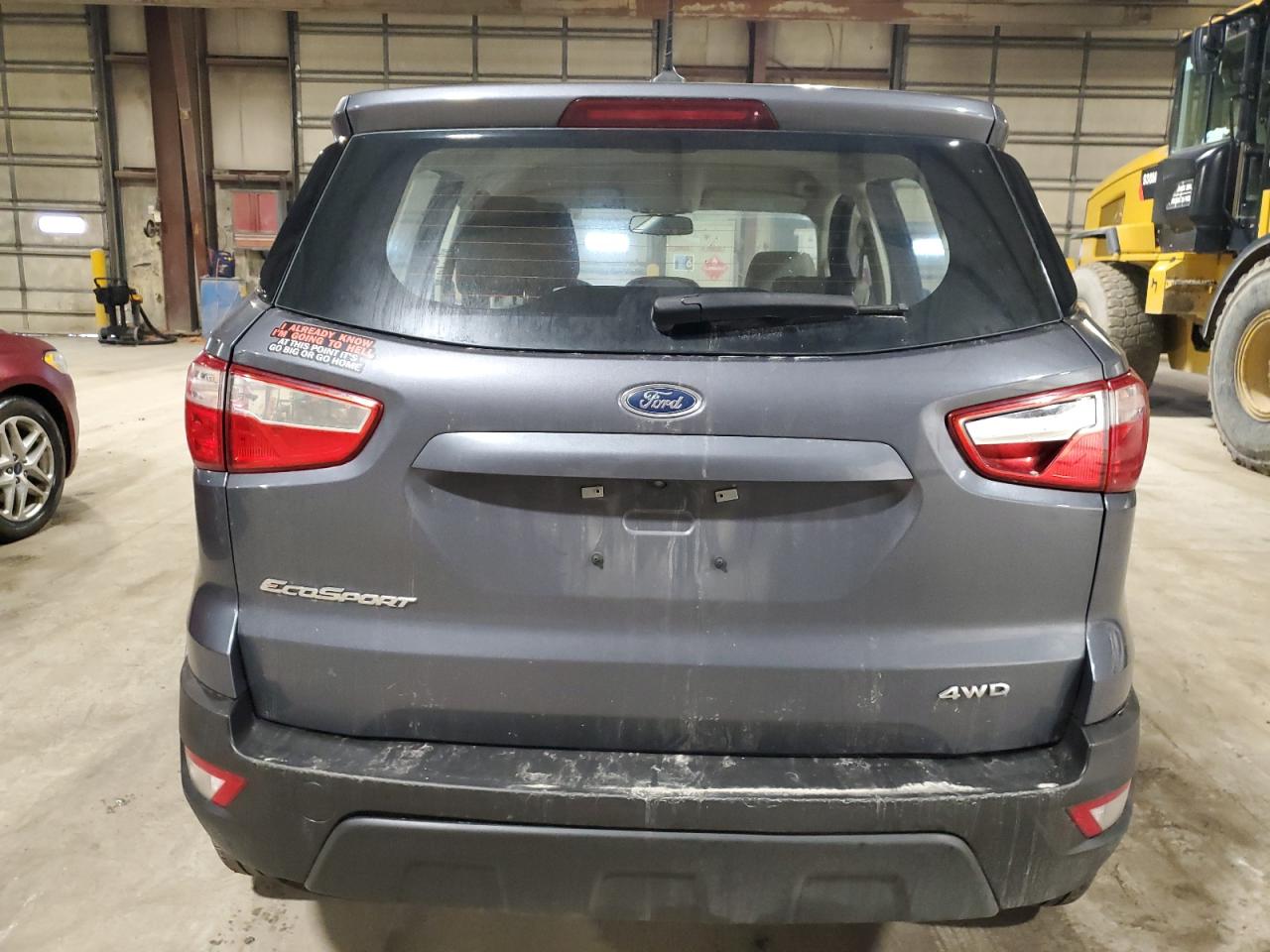 2022 FORD ECOSPORT S VIN:MAJ6S3FLXNC464108