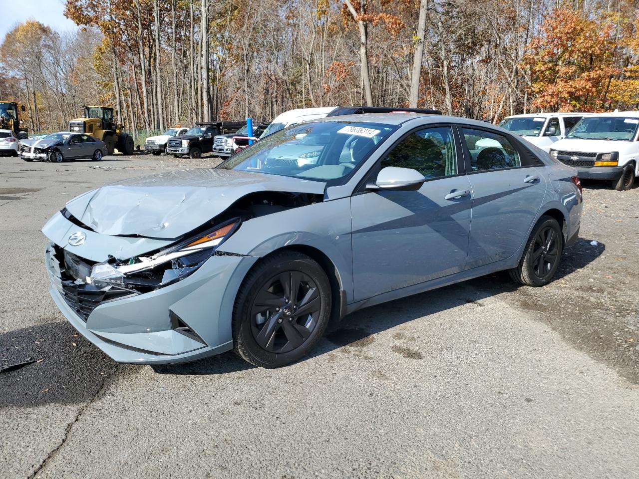 2022 HYUNDAI ELANTRA SEL VIN:KMHLM4AGXNU283815
