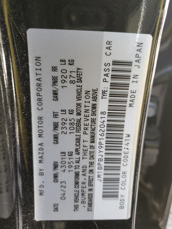 2023 MAZDA 3  VIN:JM1BPBJY9P1620418
