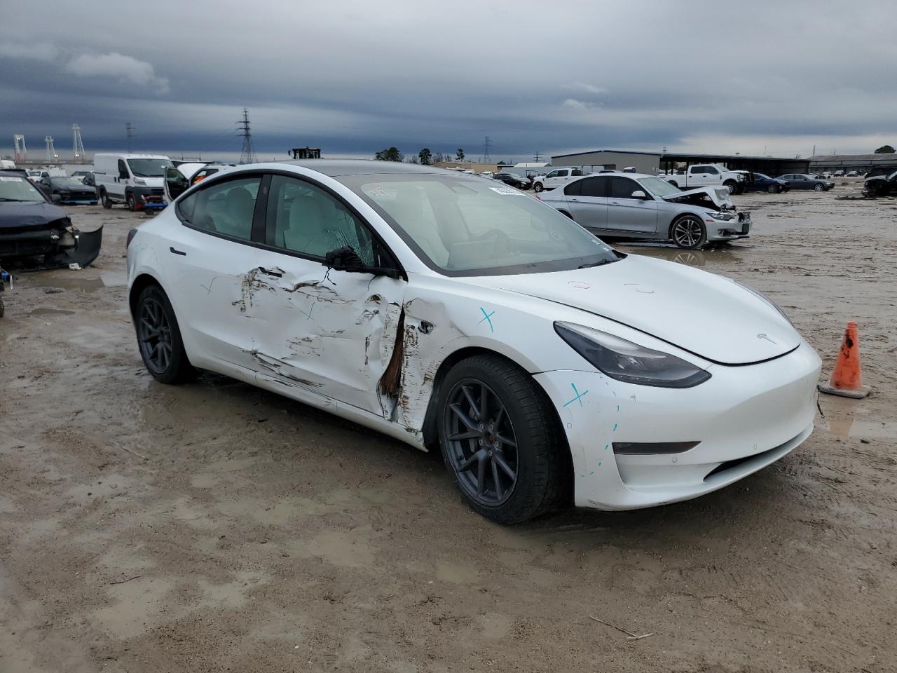 2022 TESLA MODEL 3  VIN:5YJ3E1EB9NF167318