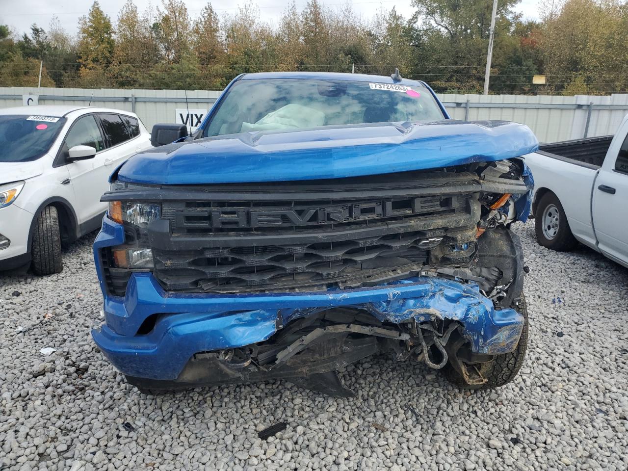 2022 CHEVROLET SILVERADO K1500 CUSTOM VIN:1GCPDBEK9NZ550504