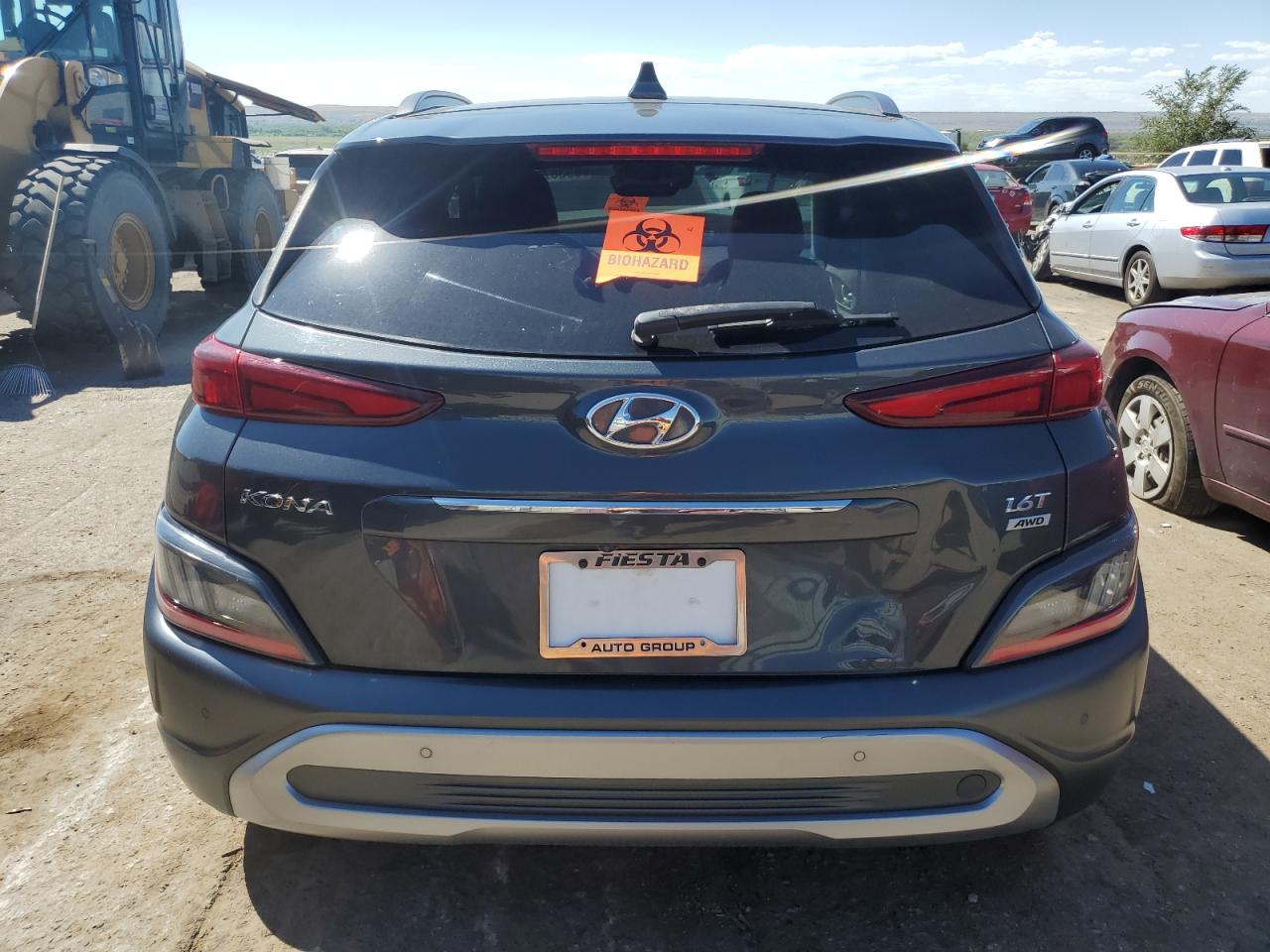 2022 HYUNDAI KONA LIMITED VIN:KM8K5CA37NU823623
