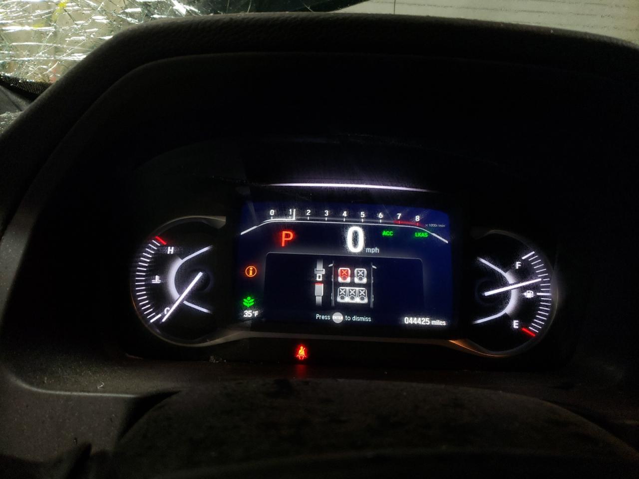 2022 HONDA PASSPORT ELITE VIN:5FNYF8H08NB018128