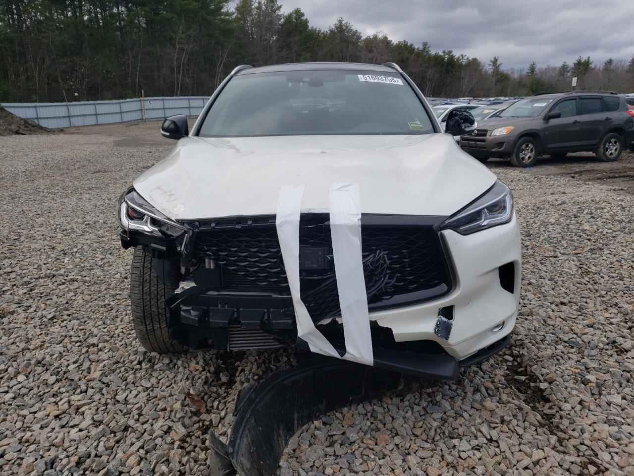 2022 INFINITI QX50 LUXE VIN:3PCAJ5BB4NF118977