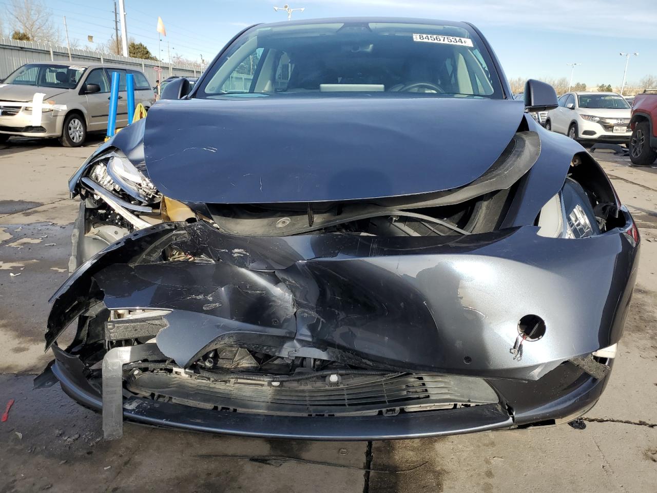 2022 TESLA MODEL Y  VIN:7SAYGDEE9NF315918