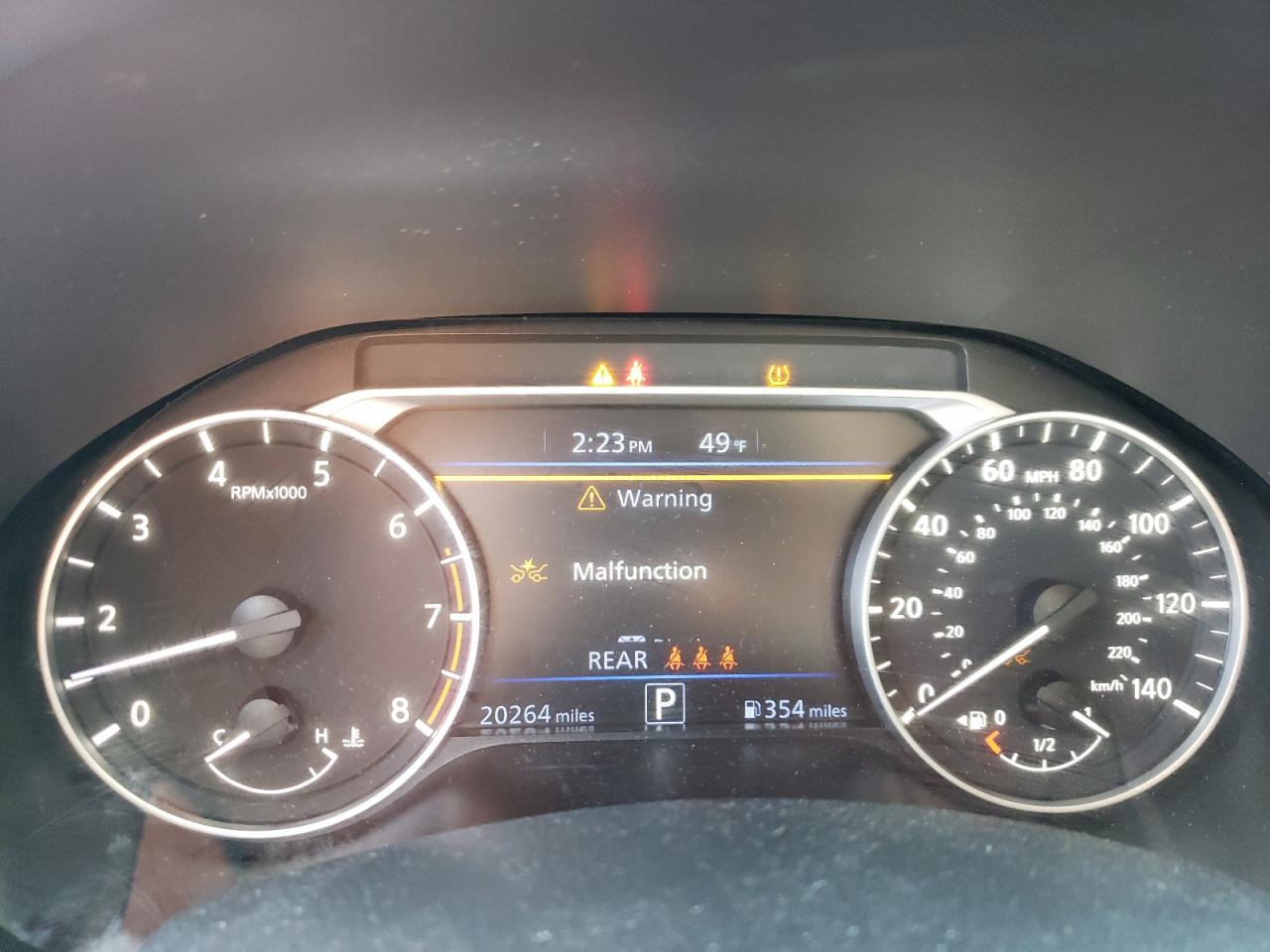 2023 NISSAN ALTIMA SR VIN:1N4BL4CW8PN416596