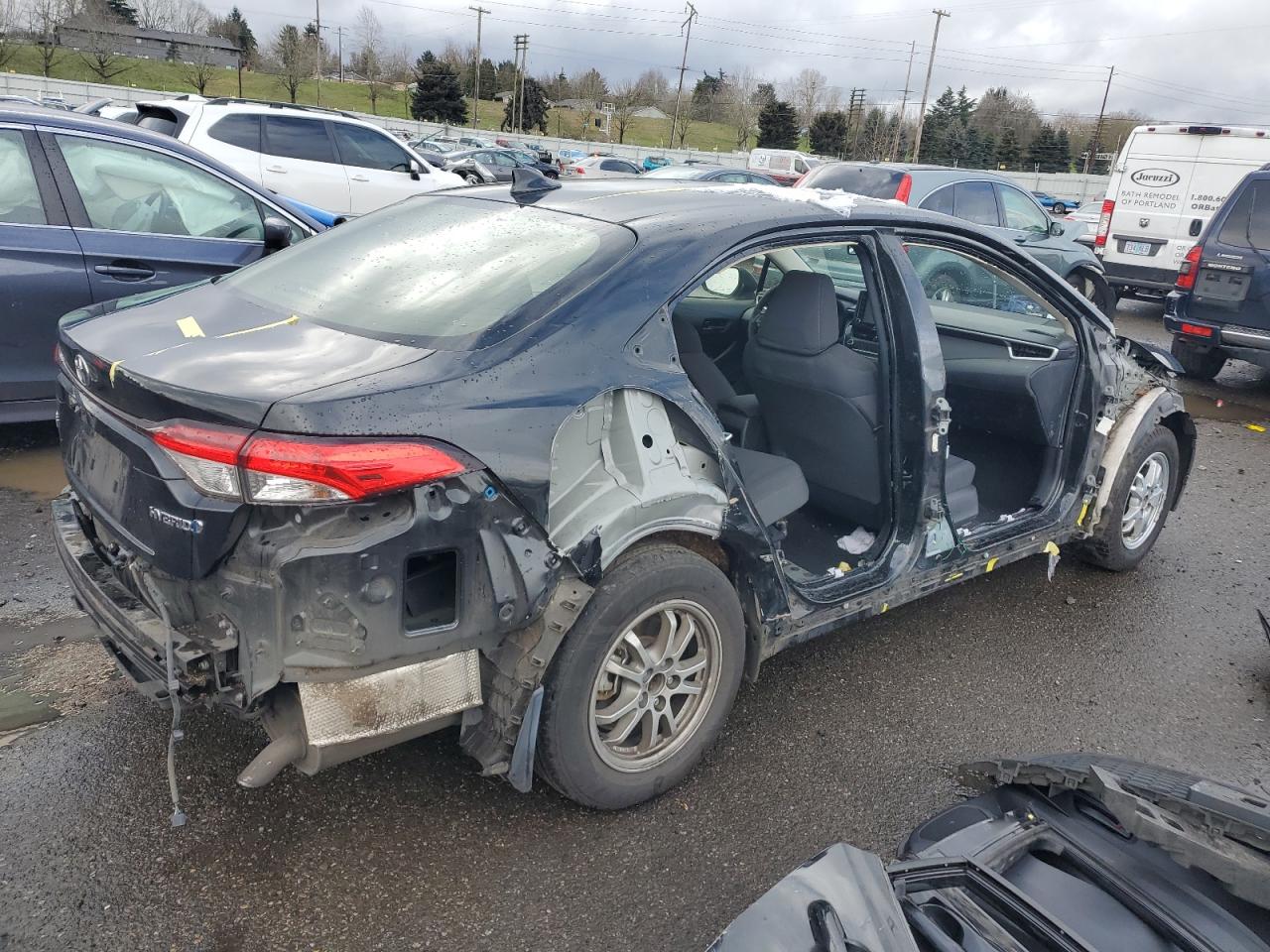 2022 TOYOTA COROLLA LE VIN:JTDEAMDE7NJ058088