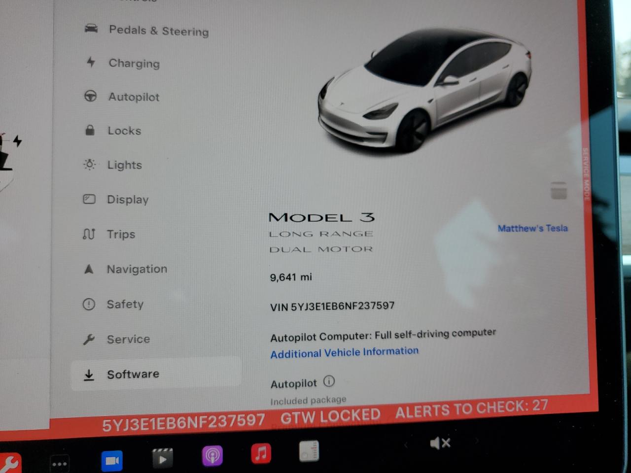 2022 TESLA MODEL 3  VIN:5YJ3E1EB6NF237597