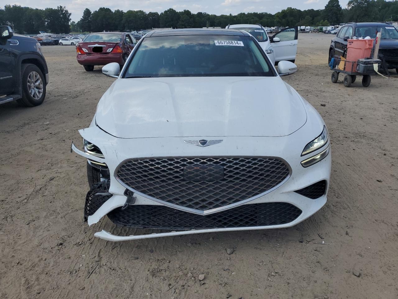 2022 GENESIS G70 BASE VIN:KMTG34TA7NU088080