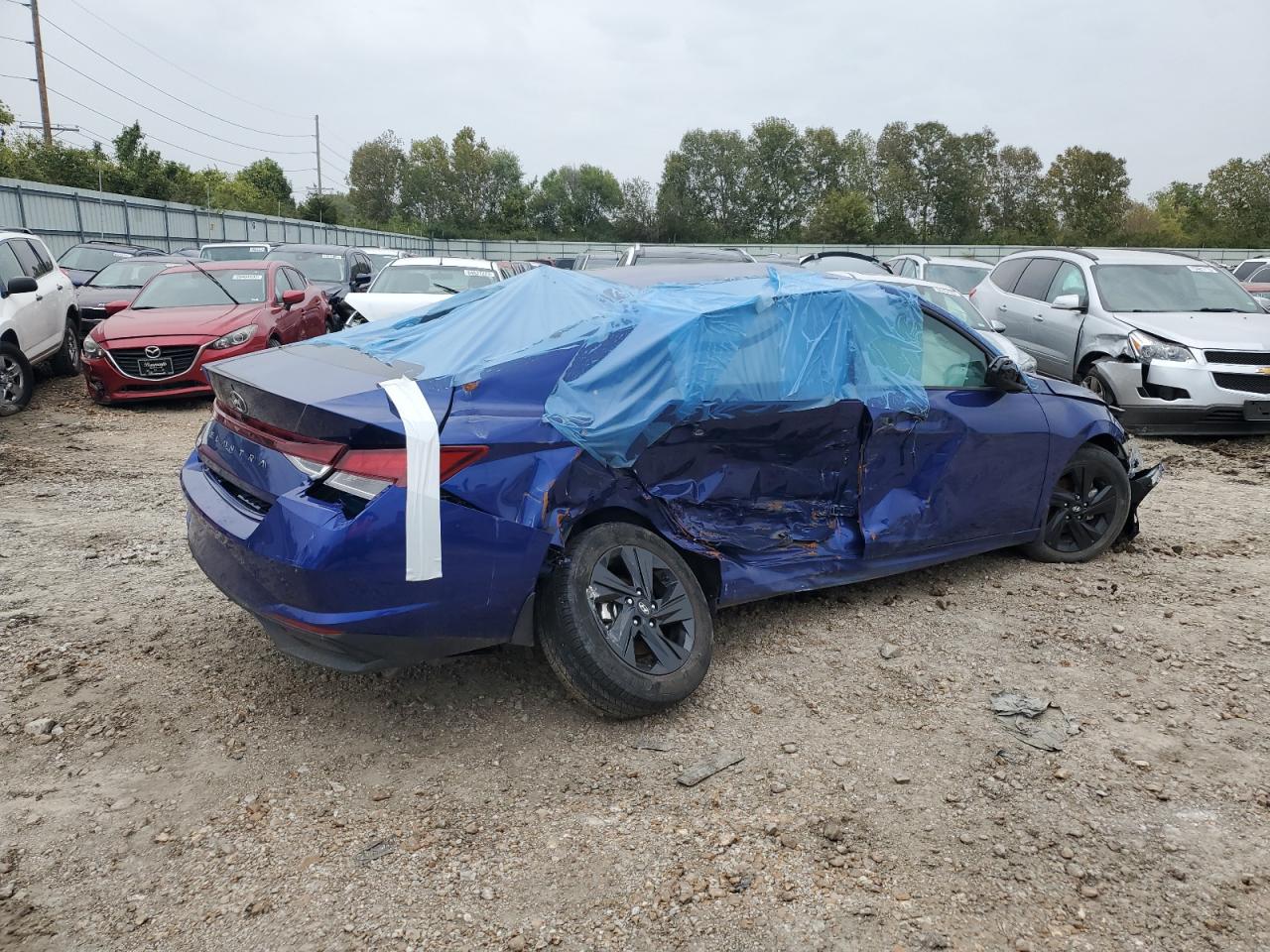 2022 HYUNDAI ELANTRA SEL VIN:5NPLS4AG5NH081873