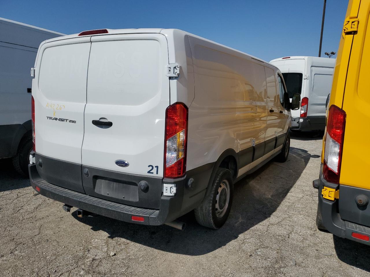 2023 FORD TRANSIT T-250 VIN:1FTBR1Y8XPKA42267