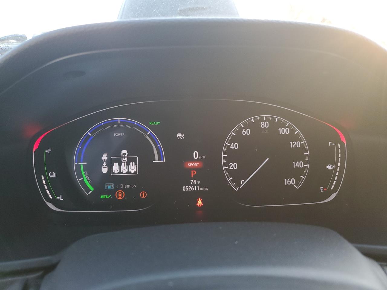 2022 HONDA ACCORD TOURING HYBRID VIN:1HGCV3F92NA000185