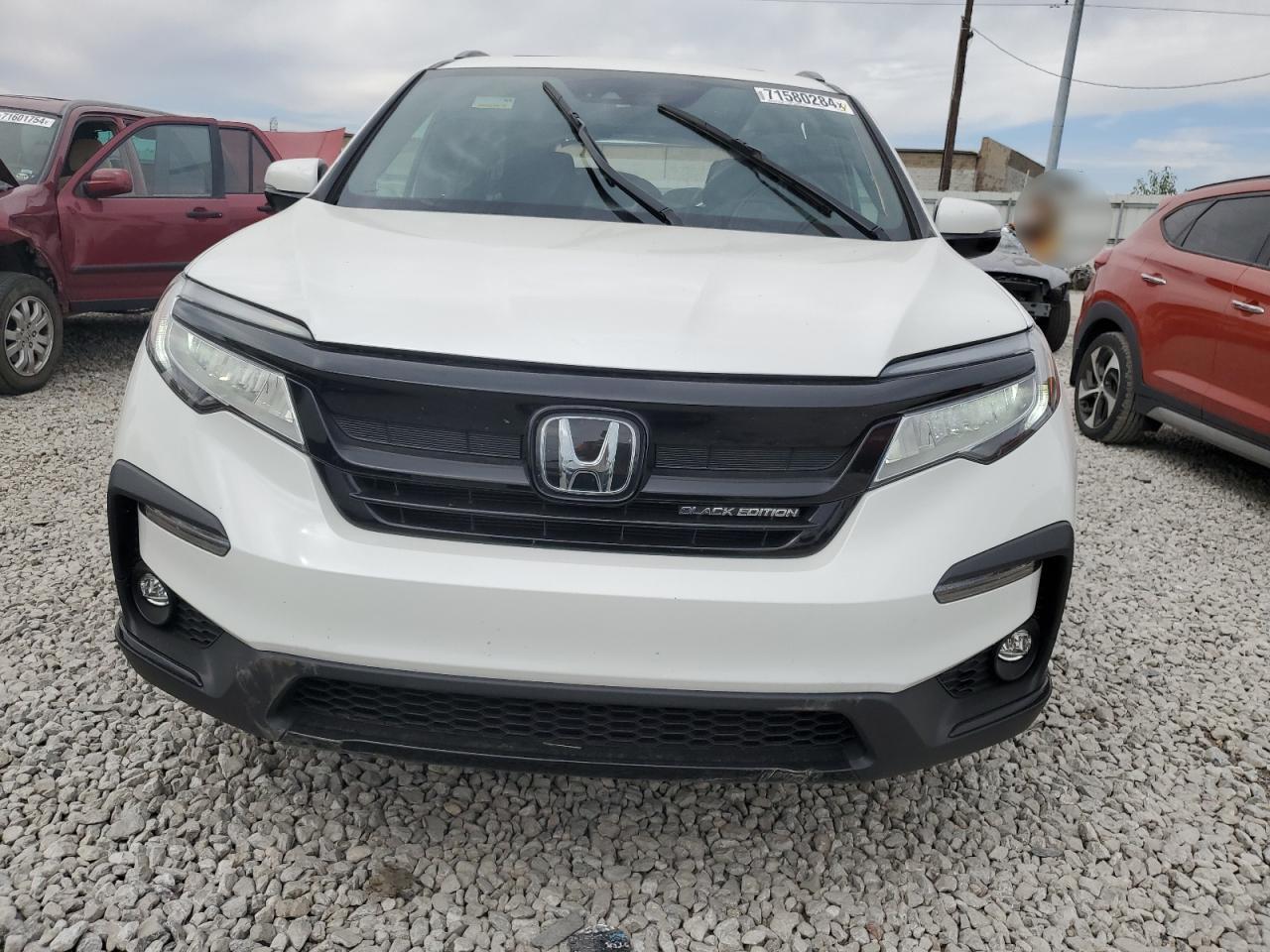 2022 HONDA PILOT BLACK VIN:5FNYF6H77NB029249