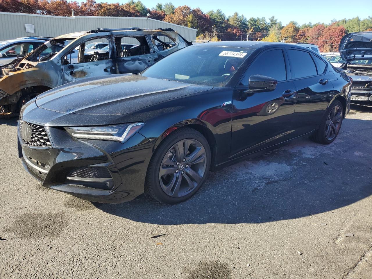 2022 ACURA TLX TECH A VIN:19UUB6F58NA002843