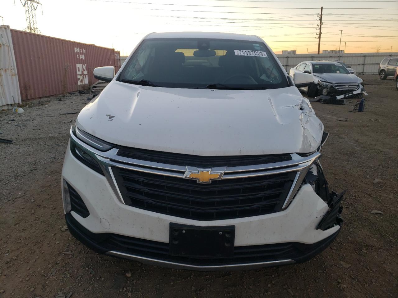 2022 CHEVROLET EQUINOX LT VIN:3GNAXKEV7NL104373