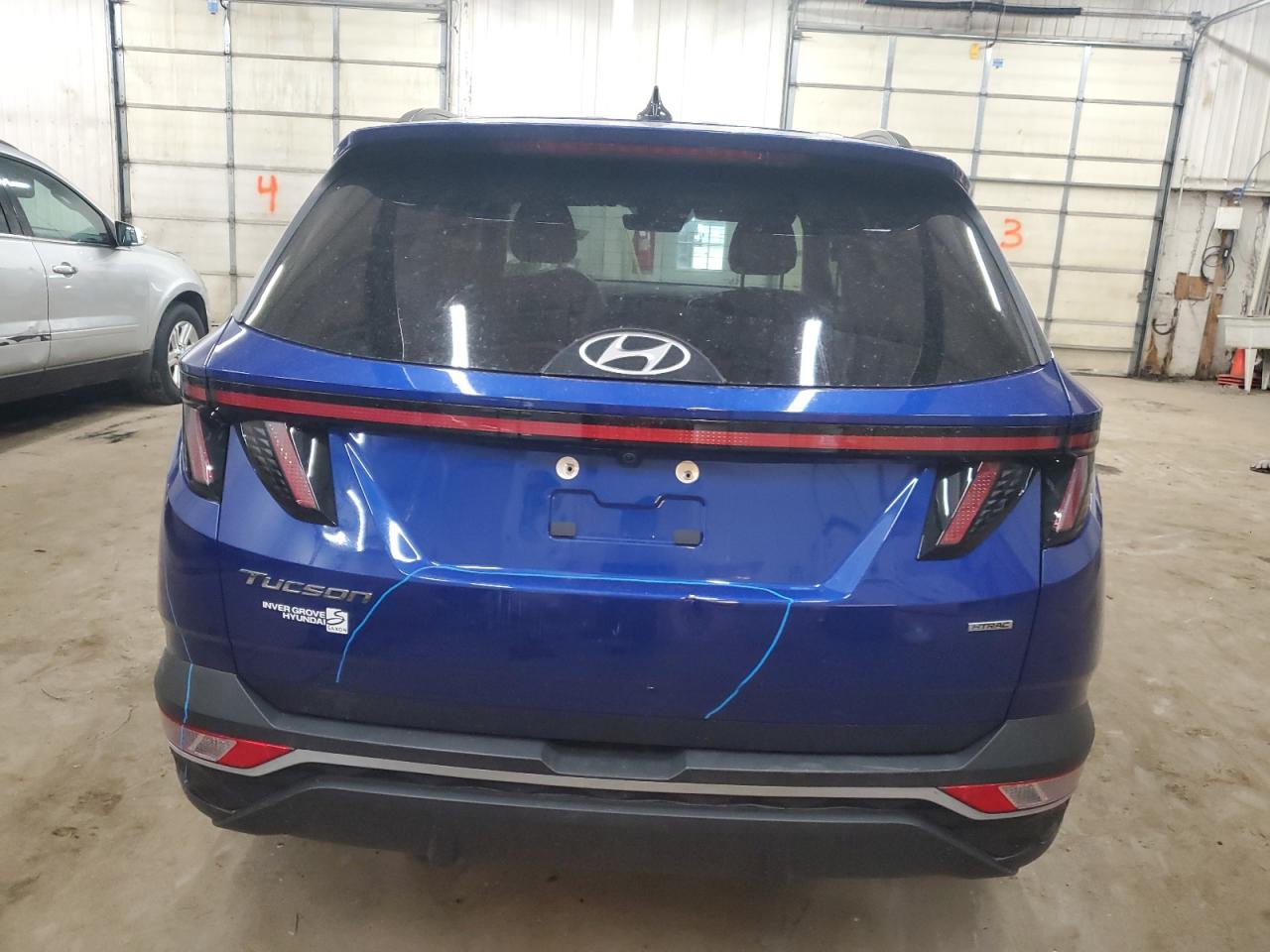 2022 HYUNDAI TUCSON SEL VIN:5NMJBCAE9NH018370