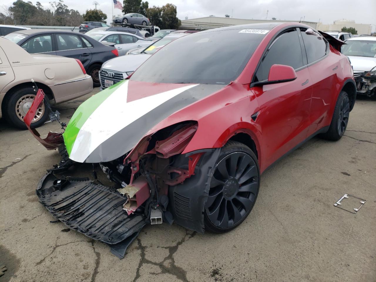 2022 TESLA MODEL Y  VIN:5TDBY67A38S008833