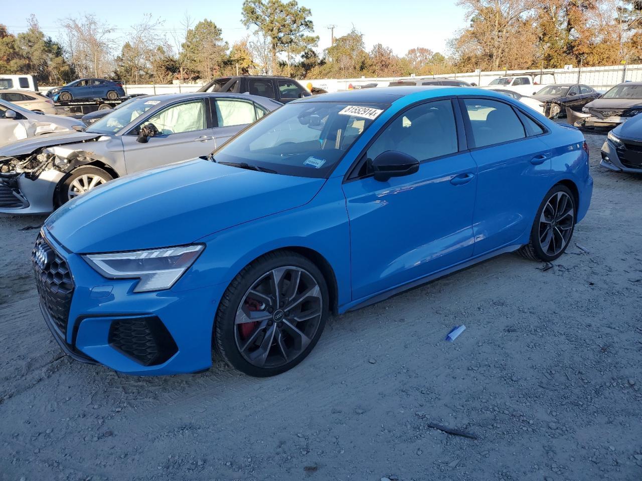 2022 AUDI S3 PRESTIGE VIN:WAUJ3DGY8NA002558