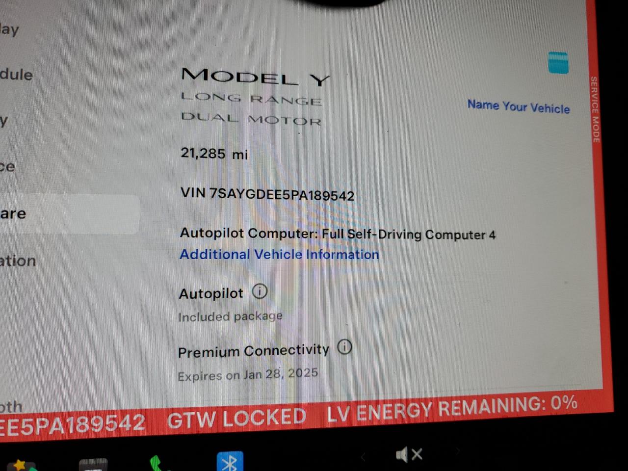 2023 TESLA MODEL Y  VIN:7SAYGDEE5PA189542