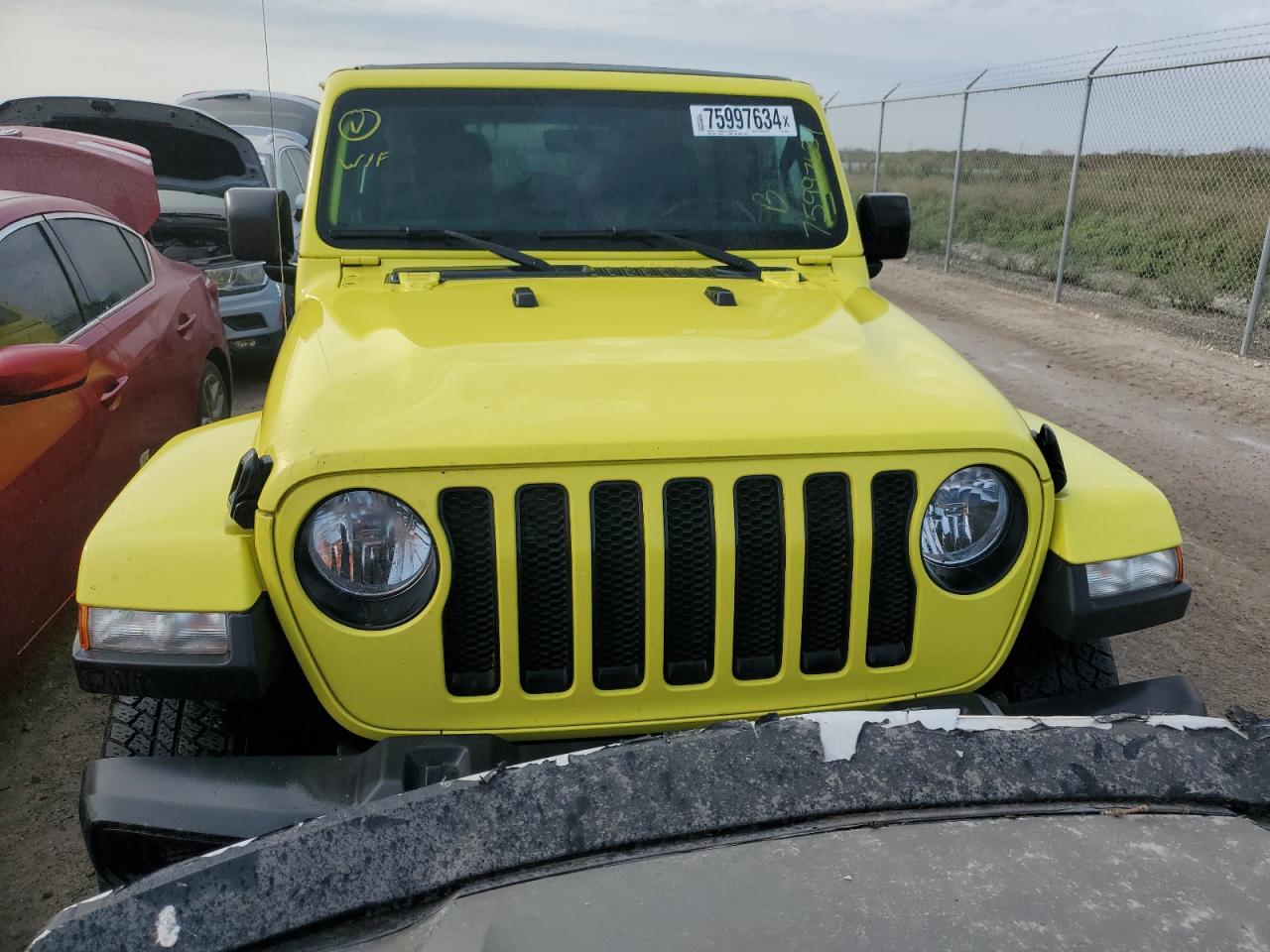 2022 JEEP WRANGLER UNLIMITED SAHARA VIN:1C4HJXEN9NW269535