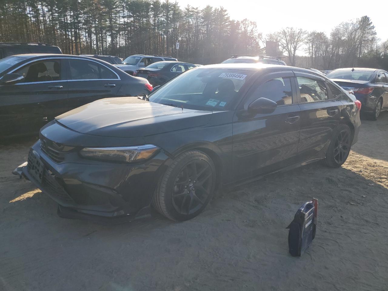 2022 HONDA CIVIC SPORT VIN:2HGFE2F59NH507672