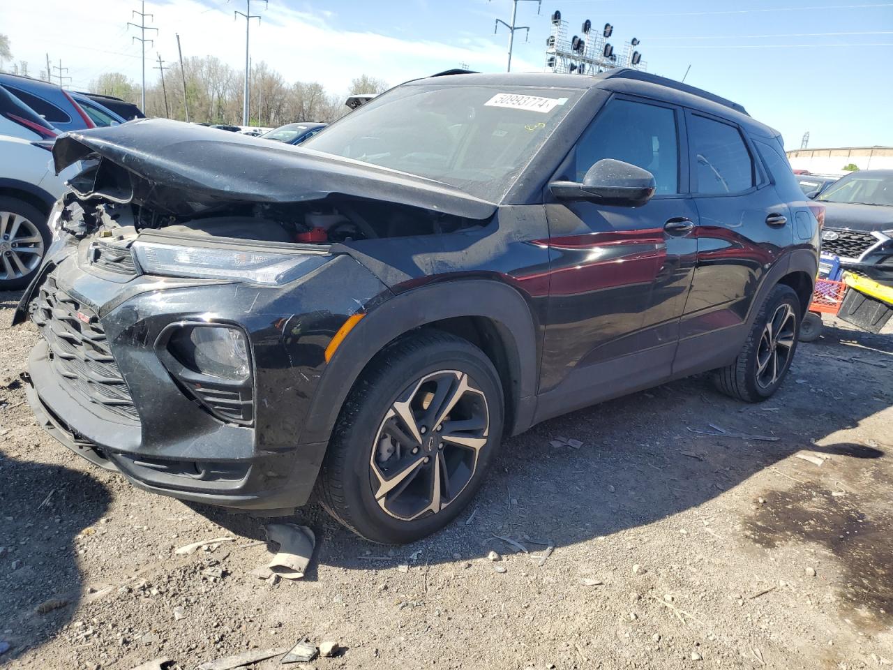 2022 CHEVROLET TRAILBLAZER RS VIN:KL79MTSL4NB086149