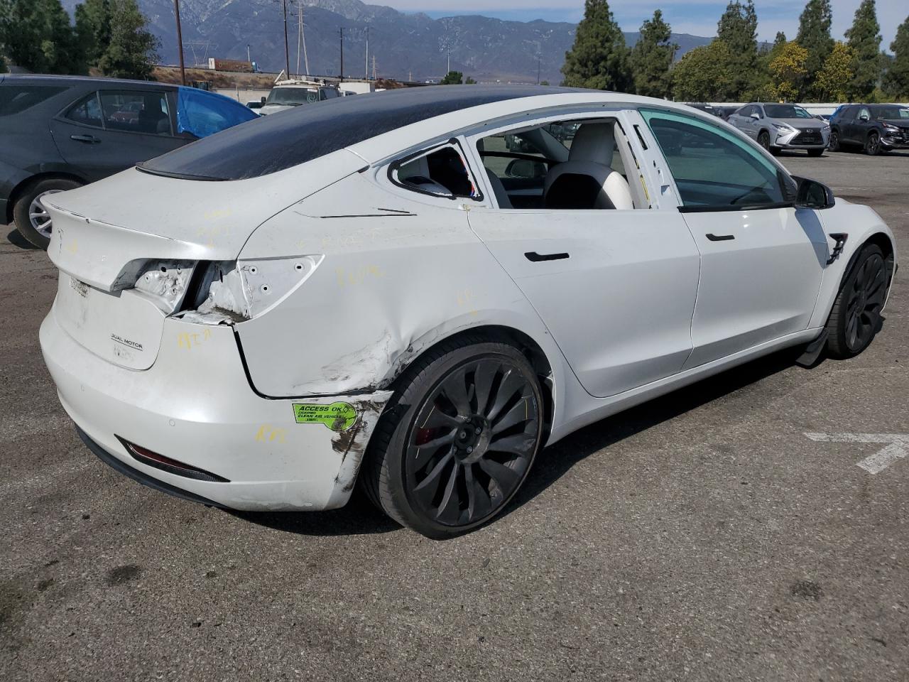 2022 TESLA MODEL 3  VIN:5YJ3E1EC9NF160152
