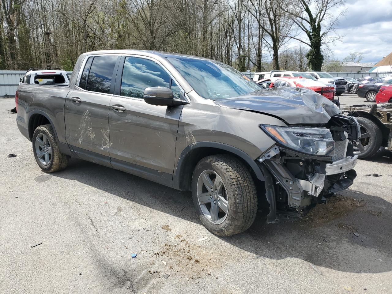 2023 HONDA RIDGELINE RTL VIN:5FPYK3F50PB025307