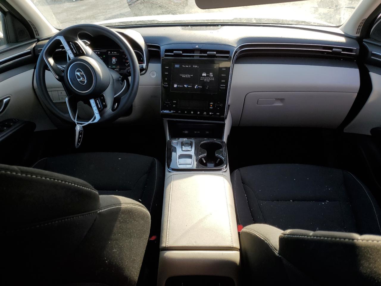 2022 HYUNDAI TUCSON BLUE VIN:KM8JBCA17NU024363