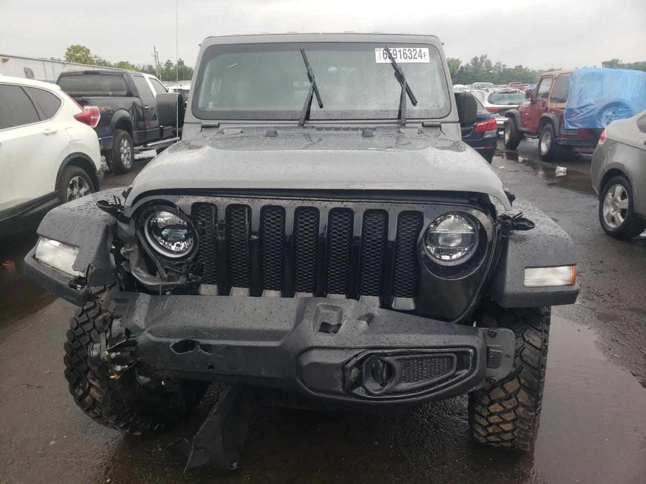 2022 JEEP WRANGLER UNLIMITED SPORT VIN:1C4HJXDG2NW129586