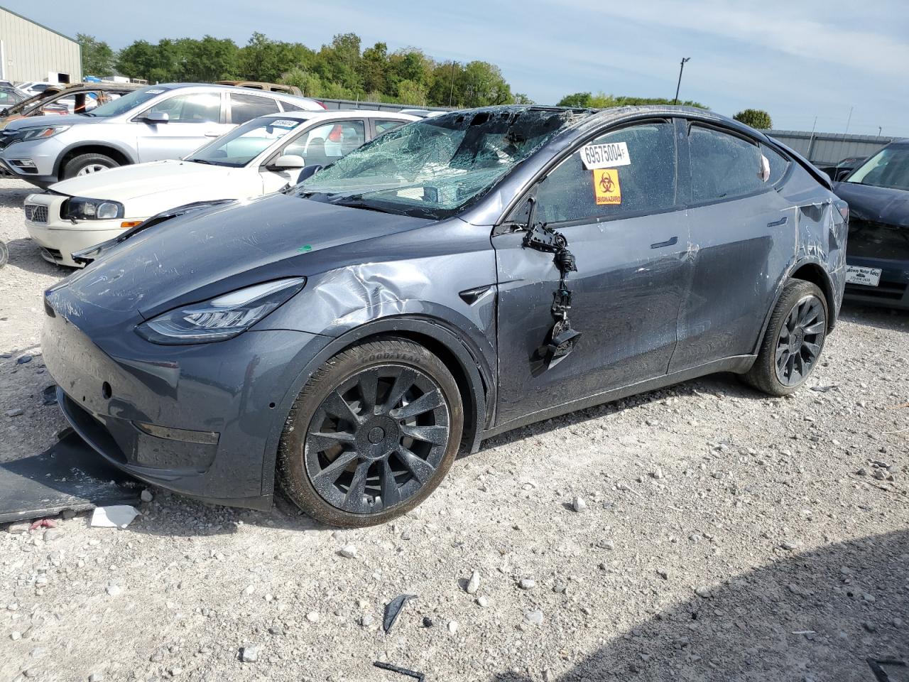 2022 TESLA MODEL Y  VIN:7SAYGDEE4NA019623