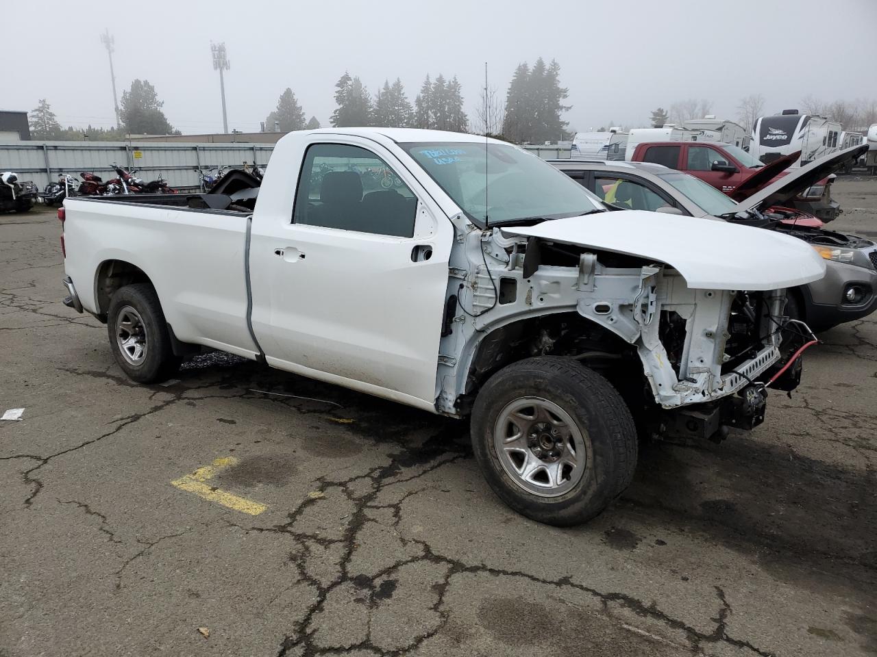 2022 CHEVROLET SILVERADO C1500 VIN:3GCNAAED4NG554682