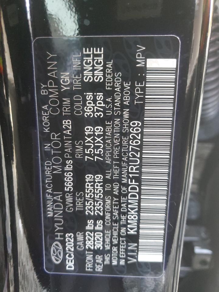 2024 HYUNDAI IONIQ 5 SE VIN:KM8KMDDF1RU276269