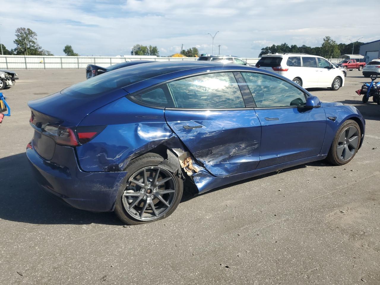2022 TESLA MODEL 3  VIN:5YJ3E1EA4NF191842
