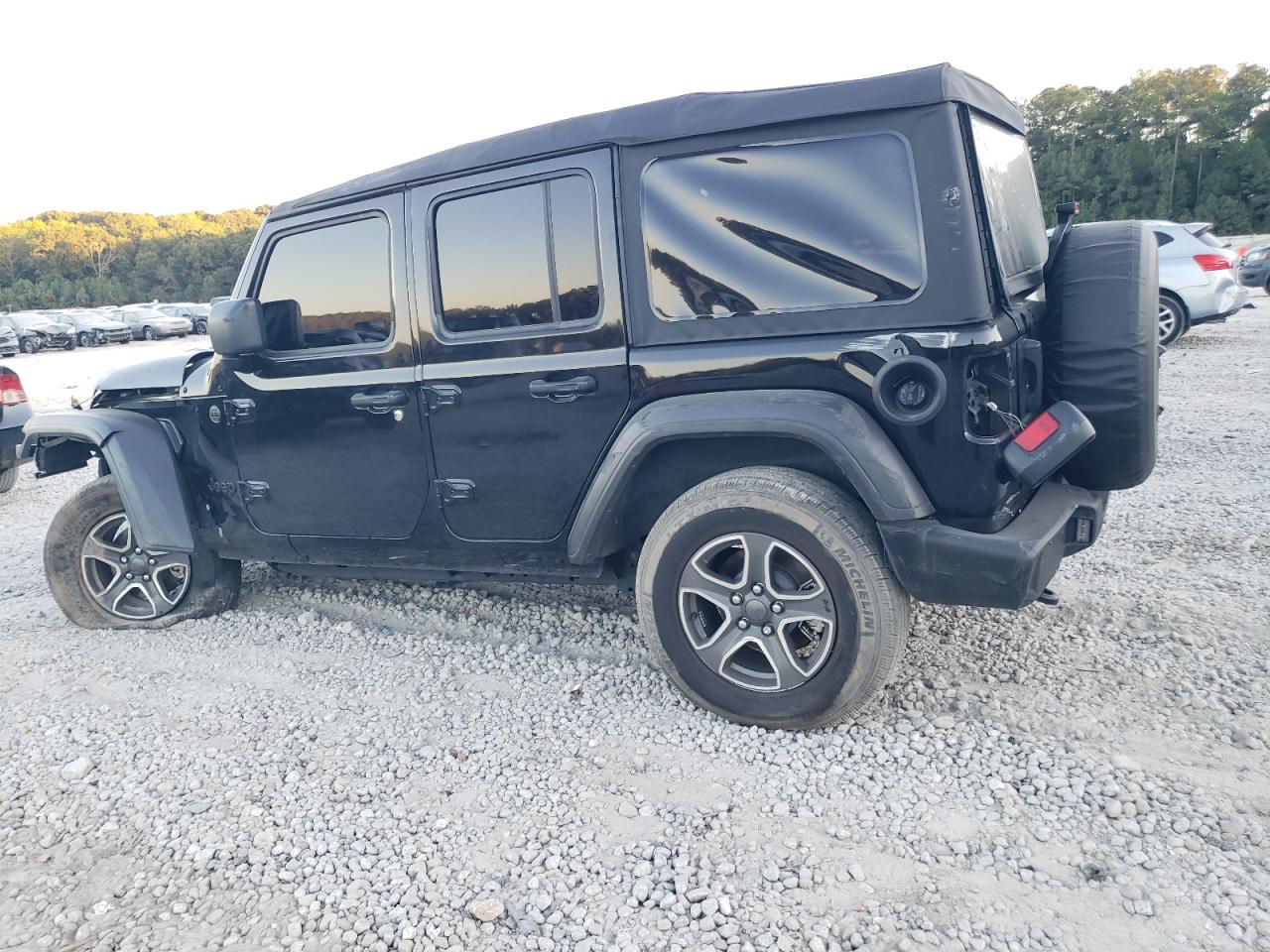 2022 JEEP WRANGLER UNLIMITED SPORT VIN:1C4HJXDG1NW134486