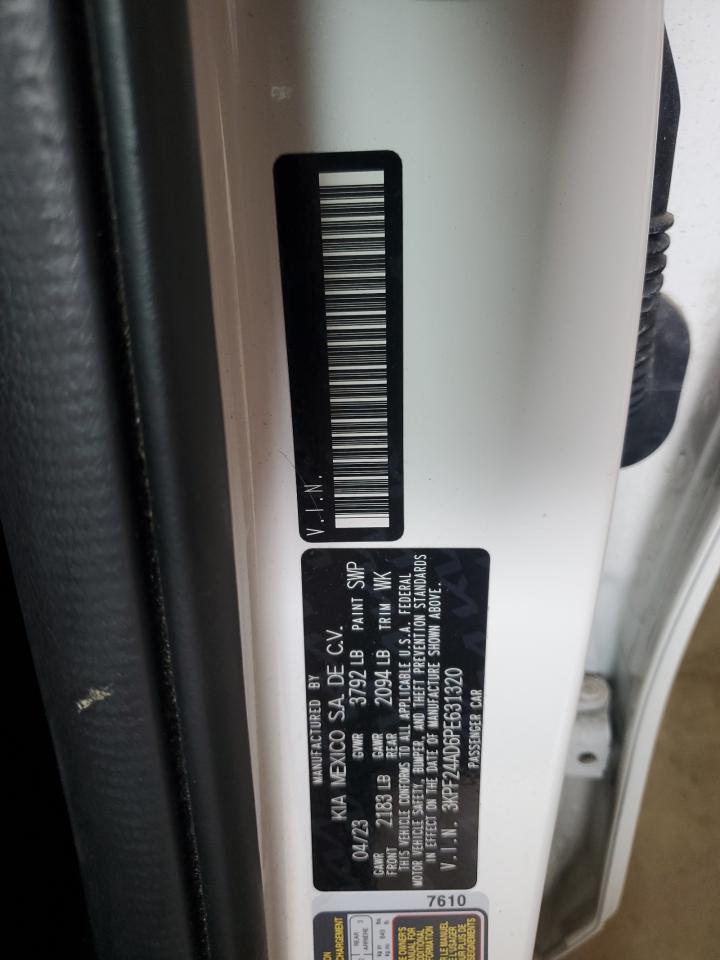 2023 KIA FORTE LX VIN:3KPF24AD6PE631320
