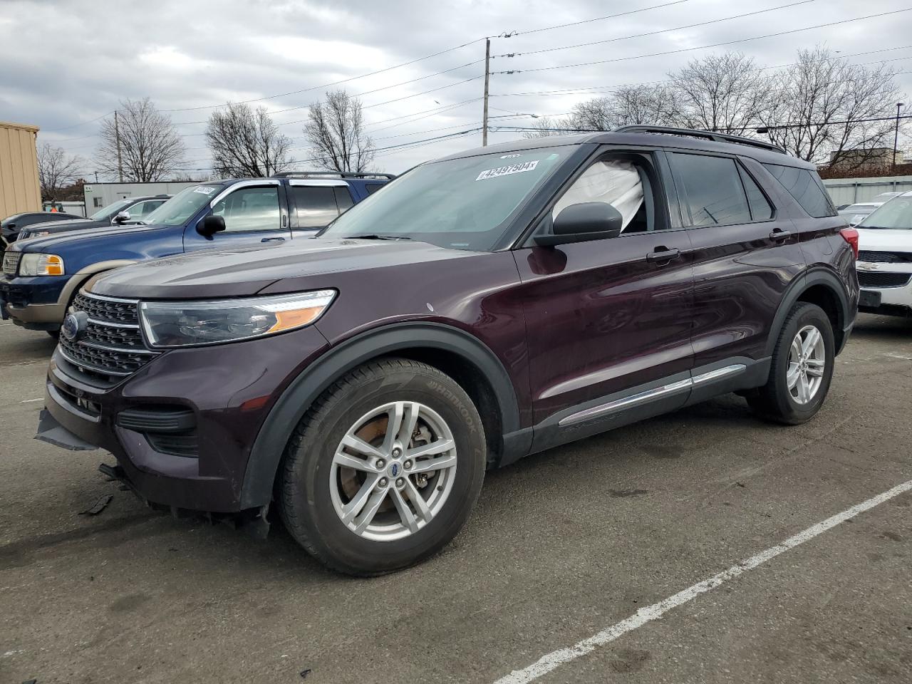 2022 FORD EXPLORER XLT VIN:1FMSK7DH6NGC30647